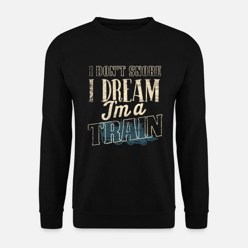 Train trains - Unisex Sweatshirt - black