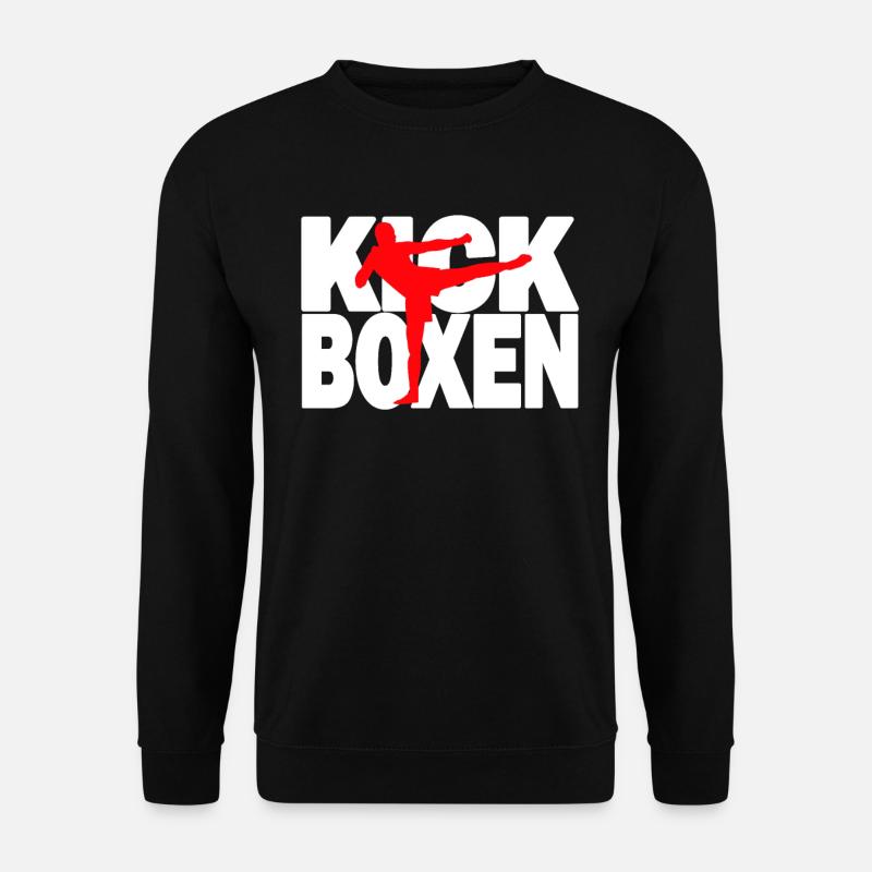 Kickboxen - Kickboxing Kickboxer Kickboxerin - Unisex Pullover - Schwarz