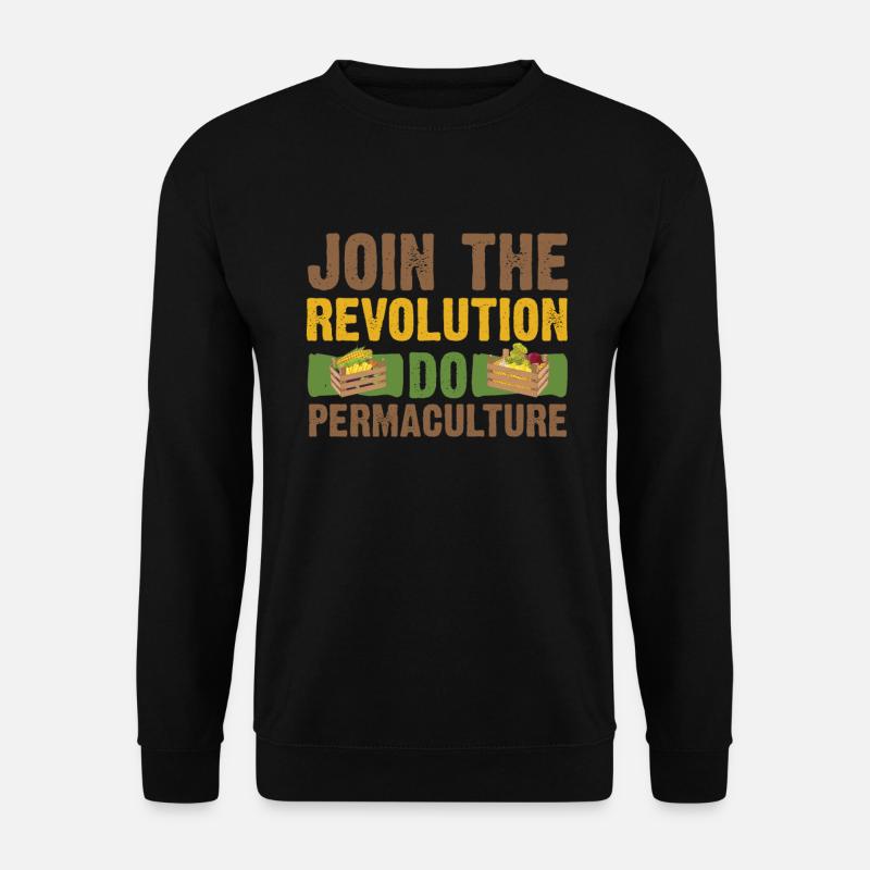 Permakultur - Unisex Pullover - Schwarz