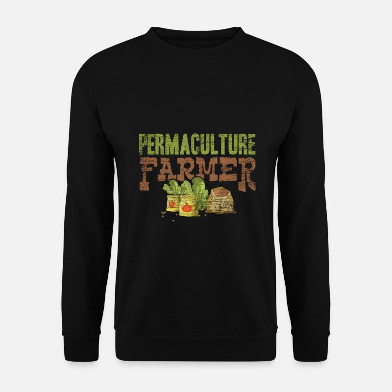 Permakultur Garten - Unisex Pullover - Schwarz
