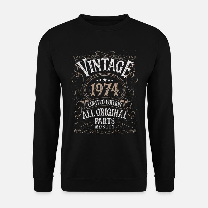 Geburtstag Jahrgang 1974 - Unisex Pullover - Schwarz
