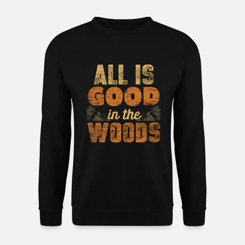 Wald - Unisex Pullover - Schwarz