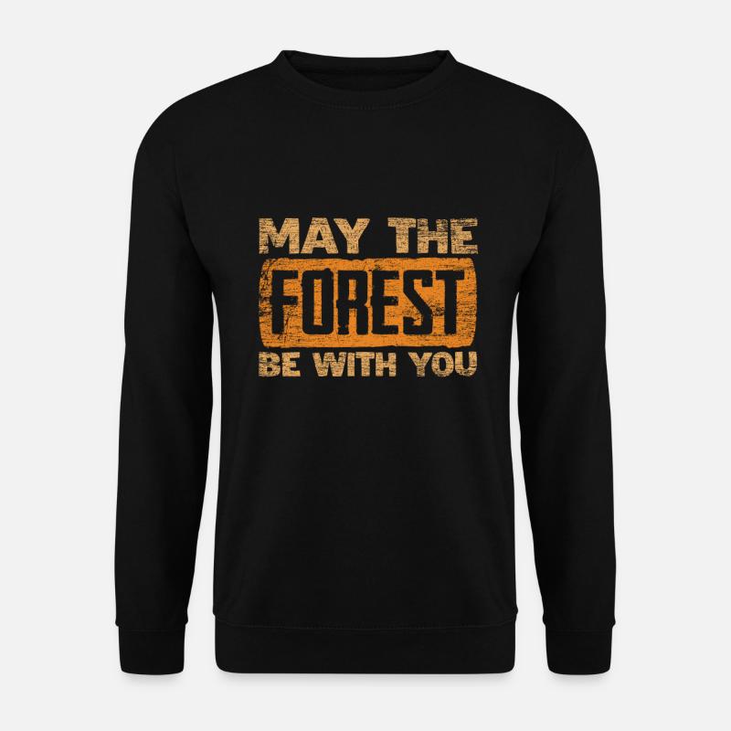 Wald - Unisex Pullover - Schwarz