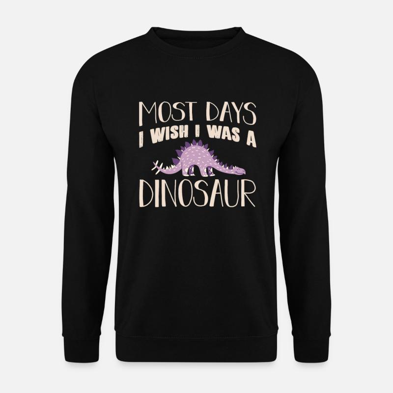 dinosaur - Unisex Sweatshirt - black