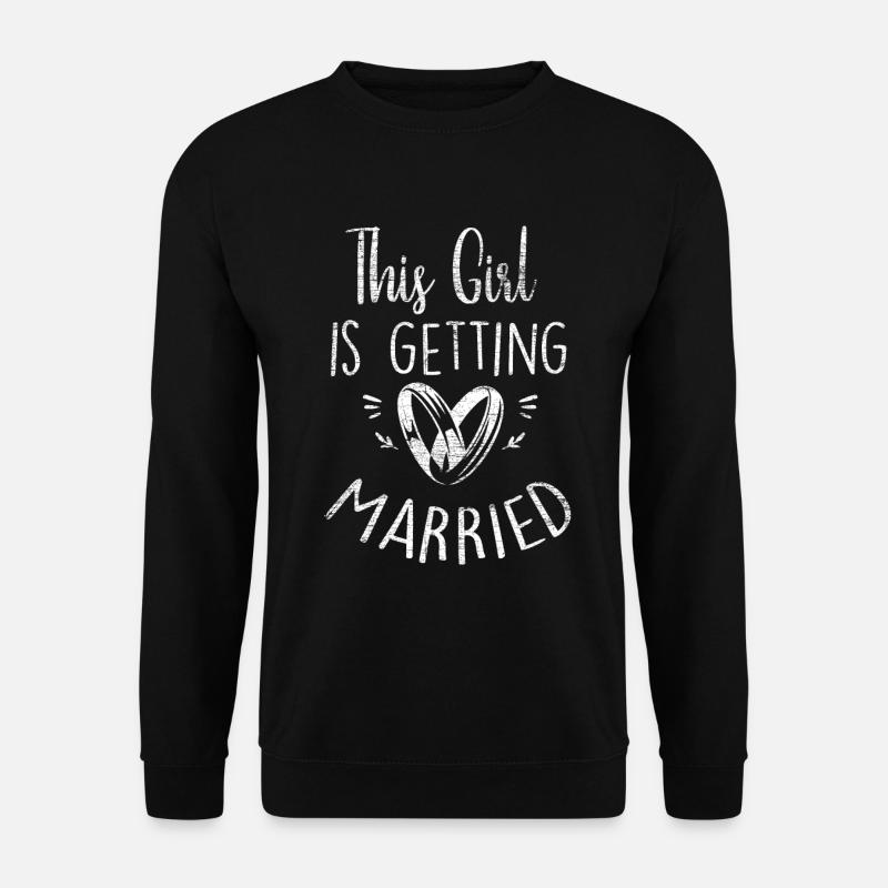 Verlobung - Unisex Pullover - Schwarz
