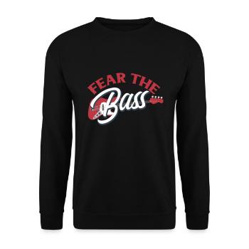 Guitare basse guitare basse - Sweat-shirt Unisexe - noir - Devant - Alina (178cm) & Michal (187cm)