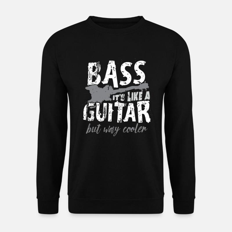 Bass Gitarre - Unisex Pullover - Schwarz