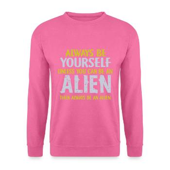 Alien - Unisex Pullover - Pink - Vorne