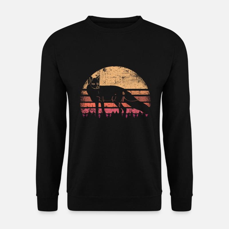 Fuchs - Unisex Pullover - Schwarz