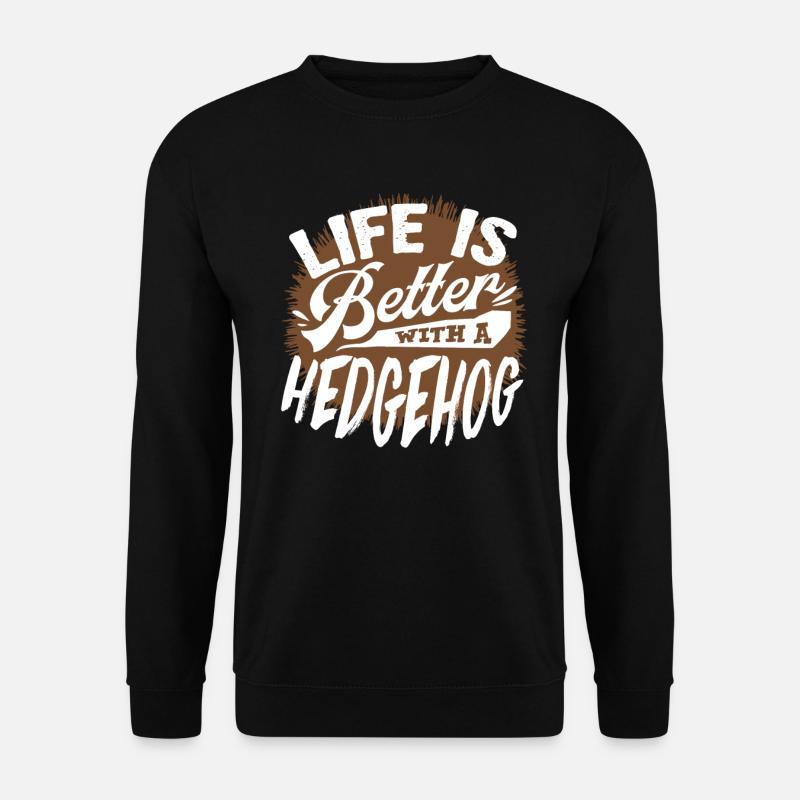 Igel - Unisex Pullover - Schwarz
