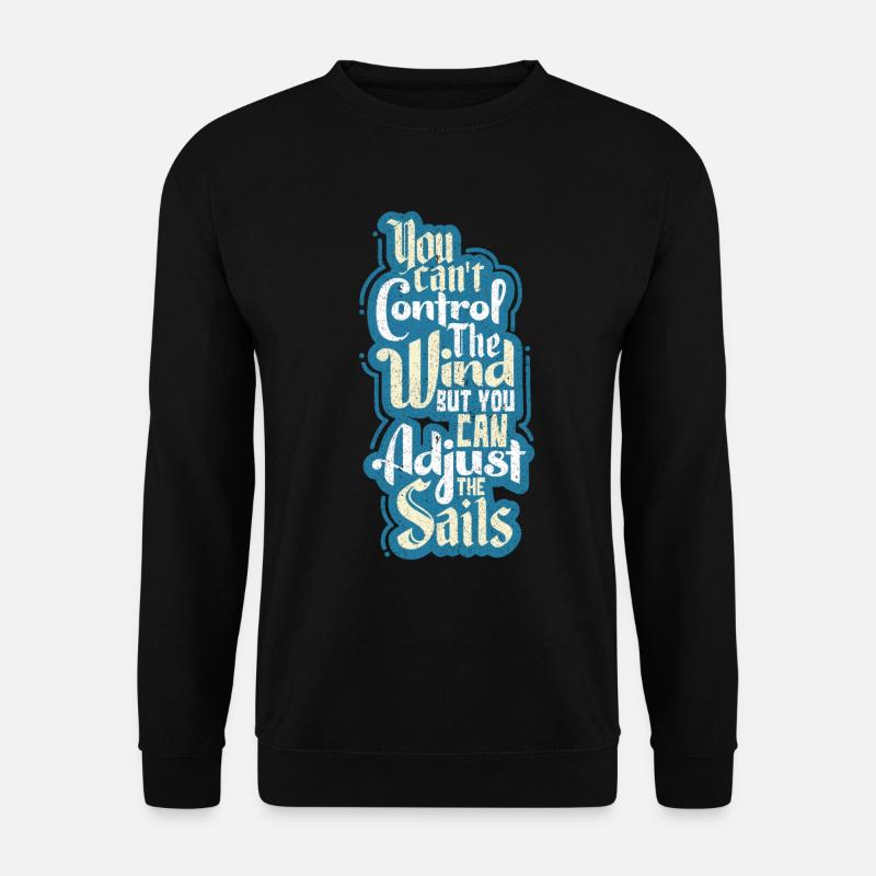 Segeln - Unisex Pullover - Schwarz