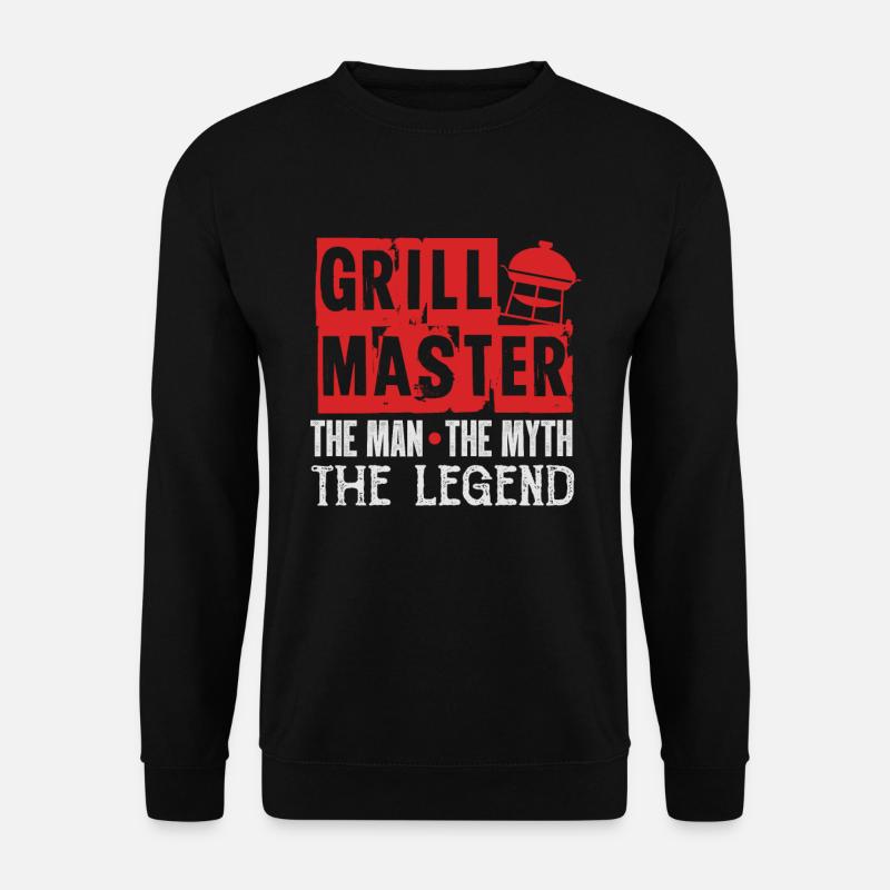 Grilling grill master - Unisex Sweatshirt - black
