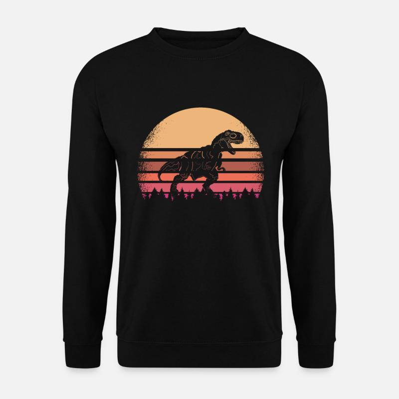 Dinosaurier T-Rex - Unisex Pullover - Schwarz