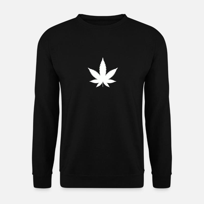 Hemp Leaf - Cannabis - Hemp - Unisex Sweatshirt - black