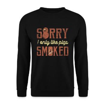 grillage - Sweat-shirt Unisexe - noir - Devant - Alina (178cm) & Michal (187cm)