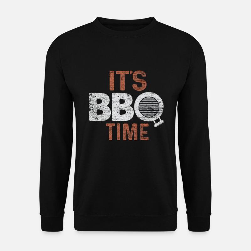 Grillen BBQ - Unisex Pullover - Schwarz