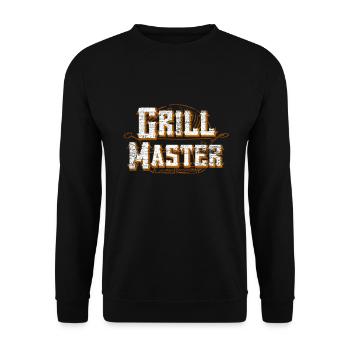 Grill master grill - Sweat-shirt Unisexe - noir - Devant - Alina (178cm) & Michal (187cm)
