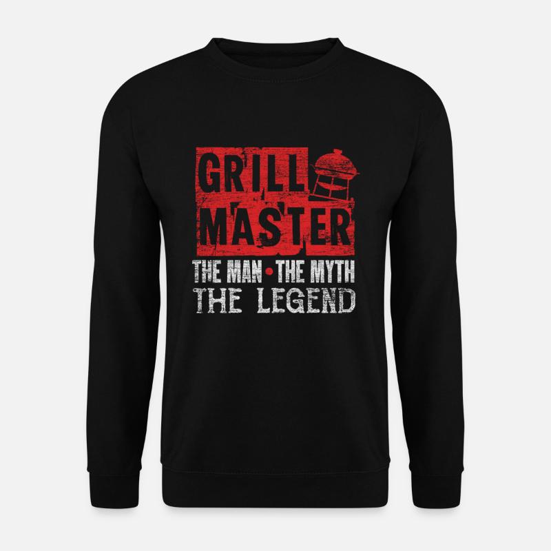 Grill master grilling - Unisex Sweatshirt - black