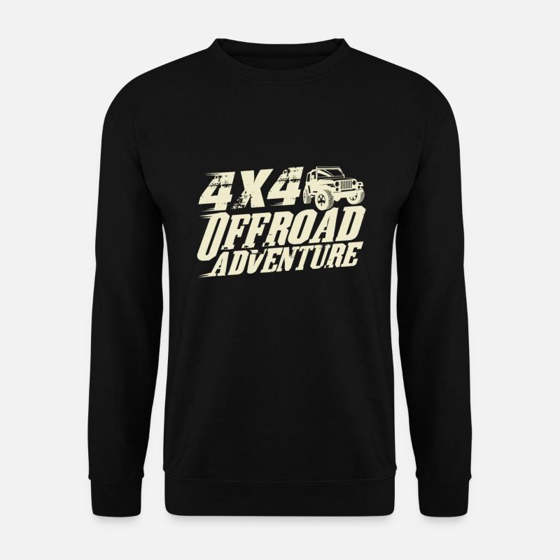 Offroad Geländewagen - Unisex Pullover - Schwarz