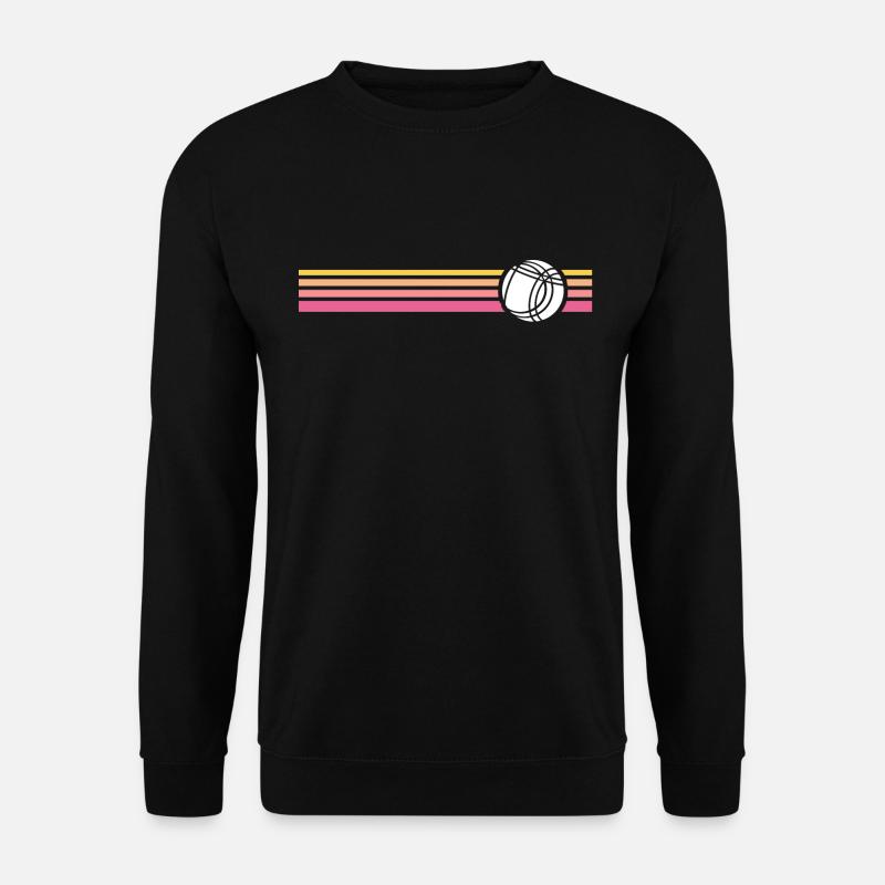 Retro petanque ball - Unisex Sweatshirt - black