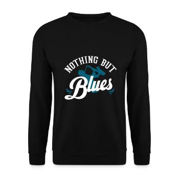 Blues - Unisex Pullover - Schwarz - Vorne - Alina (178cm) & Michal (187cm)