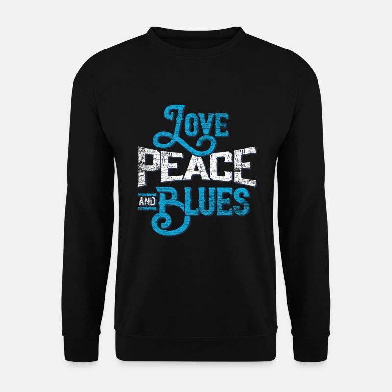 Blues - Unisex Pullover - Schwarz