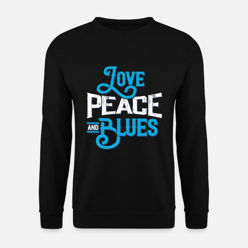 Blues - Unisex Pullover - Schwarz