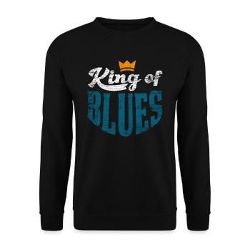 Blues - Unisex Pullover - Schwarz - Vorne - Alina (178cm) & Michal (187cm)