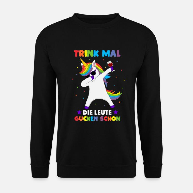 Junggesellenabschied Saufen Trinkspruch - Unisex Pullover - Schwarz