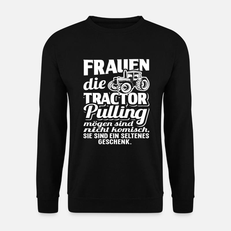 Tractor Pulling Tractorpulling Trecker Treck - Unisex Pullover - Schwarz
