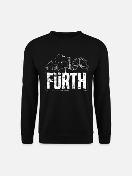 Fürth Skyline Rathaus Riesenrad Stadttheater Pyram - Unisex Pullover - Schwarz