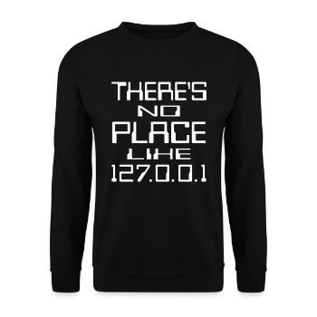 Informatiker Programmierer Webdesign - Unisex Pullover - Schwarz - Vorne - Alina (178cm) & Michal (187cm)