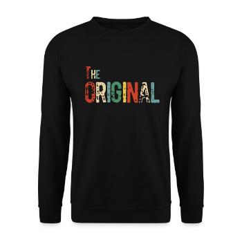 The Original The Remix Partner - Unisex Sweatshirt - black - Front - Alina (178cm) & Michal (187cm)