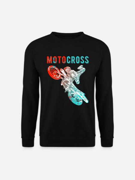 Motocross cadeau enfants dirt bike supercross - Sweat-shirt Unisexe - noir