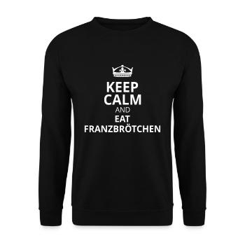 Hamburg City und Hamburger Hafen Geschenk - Unisex Pullover - Schwarz - Vorne - Alina (178cm) & Michal (187cm)