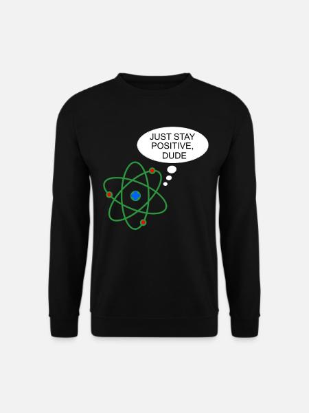 Proton Drôle Science Chimie Physique Nerd - Sweat-shirt Unisexe - noir
