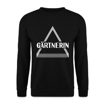 Gärtnerin - Unisex Pullover - Schwarz - Vorne - Alina (178cm) & Michal (187cm)