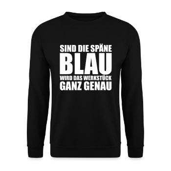 zerspanungsmechaniker, zerspanungstechniker, CNC - Unisex Pullover - Schwarz - Vorne - Alina (178cm) & Michal (187cm)