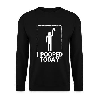 Humour hommes | Cadeau de merde de merde - Sweat-shirt Unisexe - noir - Devant - Alina (178cm) & Michal (187cm)