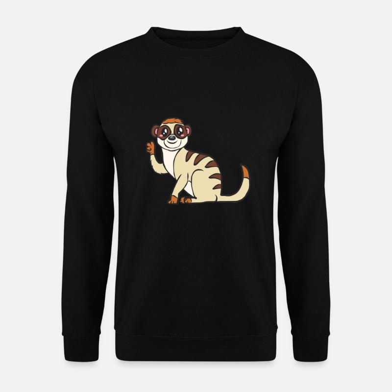 Erdmännchen - Unisex Pullover - Schwarz