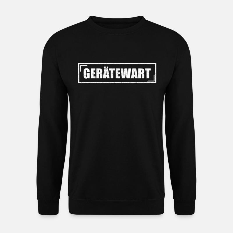 Gerätewart | Beruf Feuerwehr Geschenk - Unisex Pullover - Schwarz