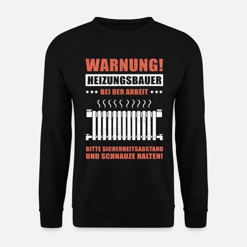 Anlagenmechaniker Heizungsbauer Geschenk SHK - Unisex Pullover - Schwarz