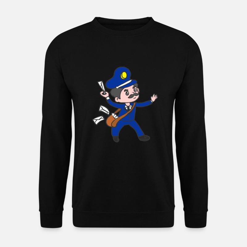 Postbote Postmann Briefträger - Unisex Pullover - Schwarz