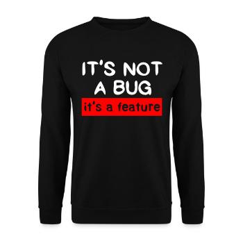 Programmer - Coder - Hacker - IT - Unisex Sweatshirt - black - Front - Alina (178cm) & Michal (187cm)