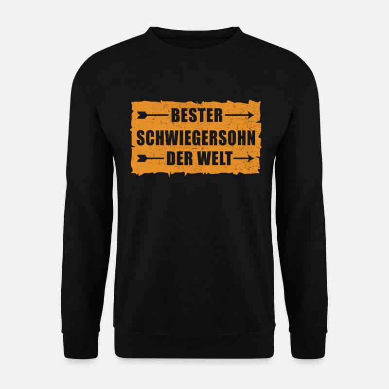 Bester Schwiegersohn Geschenk | Schwiegersöhne - Unisex Pullover - Schwarz
