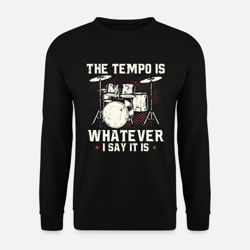 Batterie batteur cadeau batteur batteur - Sweat-shirt Unisexe - noir