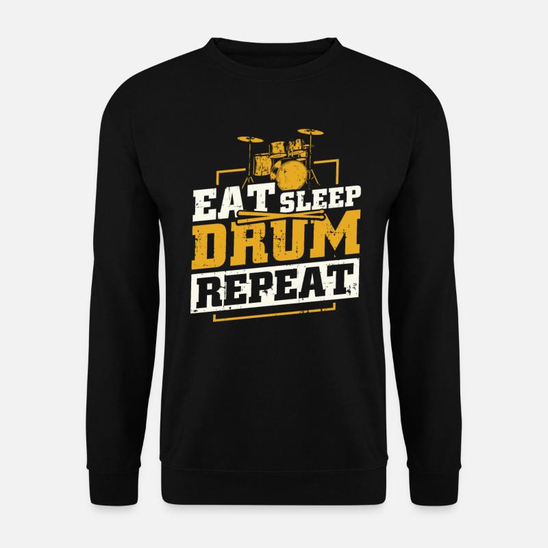 Batteur batteur cadeau batterie batteur - Sweat-shirt Unisexe - noir