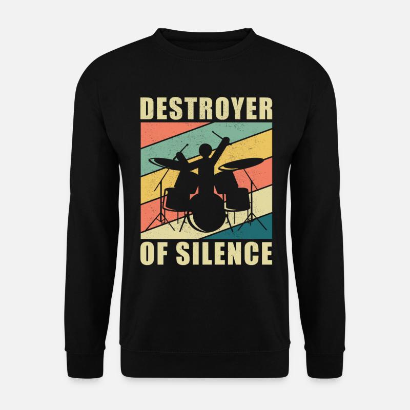 Batteur cadeau batteur batterie batteur - Sweat-shirt Unisexe - noir