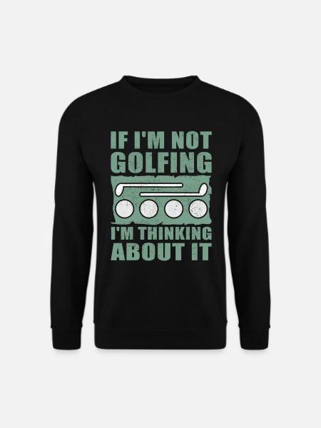 Golf Golfer Golf Golf Golf Golf Gave - Unisex sweater - sort