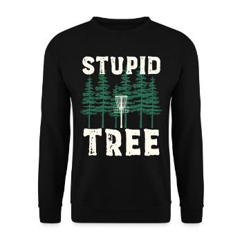 Disc Golf Discgolf | Discgolfspieler Geschenk - Unisex Pullover - Schwarz - Vorne - Alina (178cm) & Michal (187cm)